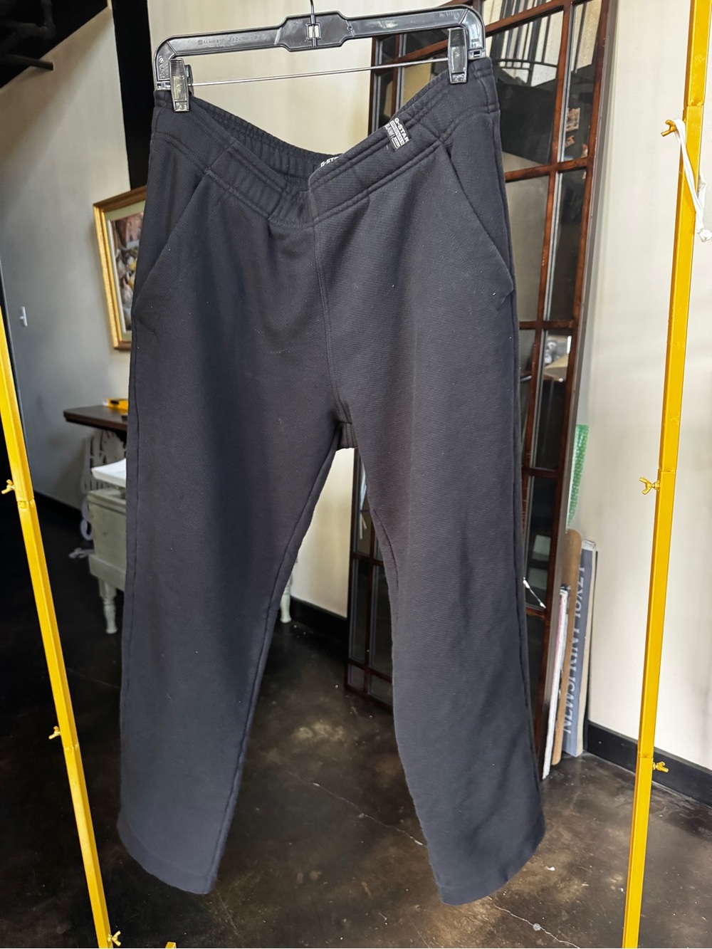 G-Star Black Relaxed Sweatpants with Side Pockets